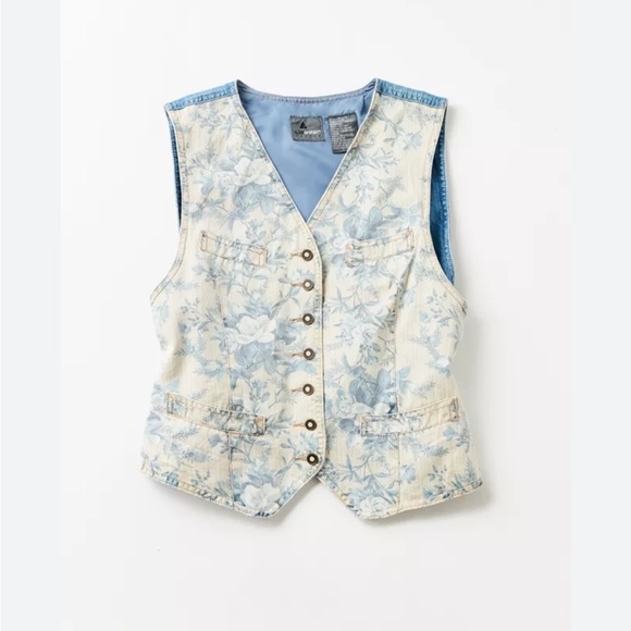 Liz Claiborne Jackets & Blazers - Vintage 90s  Liz Wear Floral Adjustable Vest